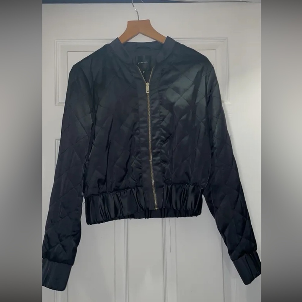 Dynamite clothing Satin bomber